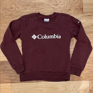 Columbia Burgundy Crewneck Sweatshirt